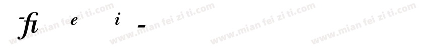 Hu_WoltonExpert Ital字体转换